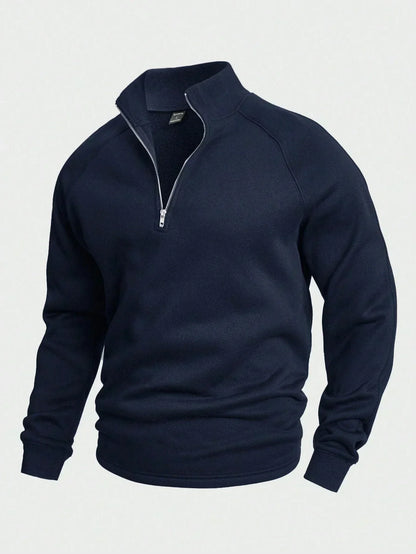 Antonio | Zip-up met halve rits